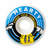 HEARTY Skateboard Wheels HQ1 Formula Blue Soul of Motion 54mm