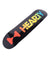 Hearty Skateboard Deck - Glow in the Dark - Black + FREE Griptape - 7.75, 8, 8.25