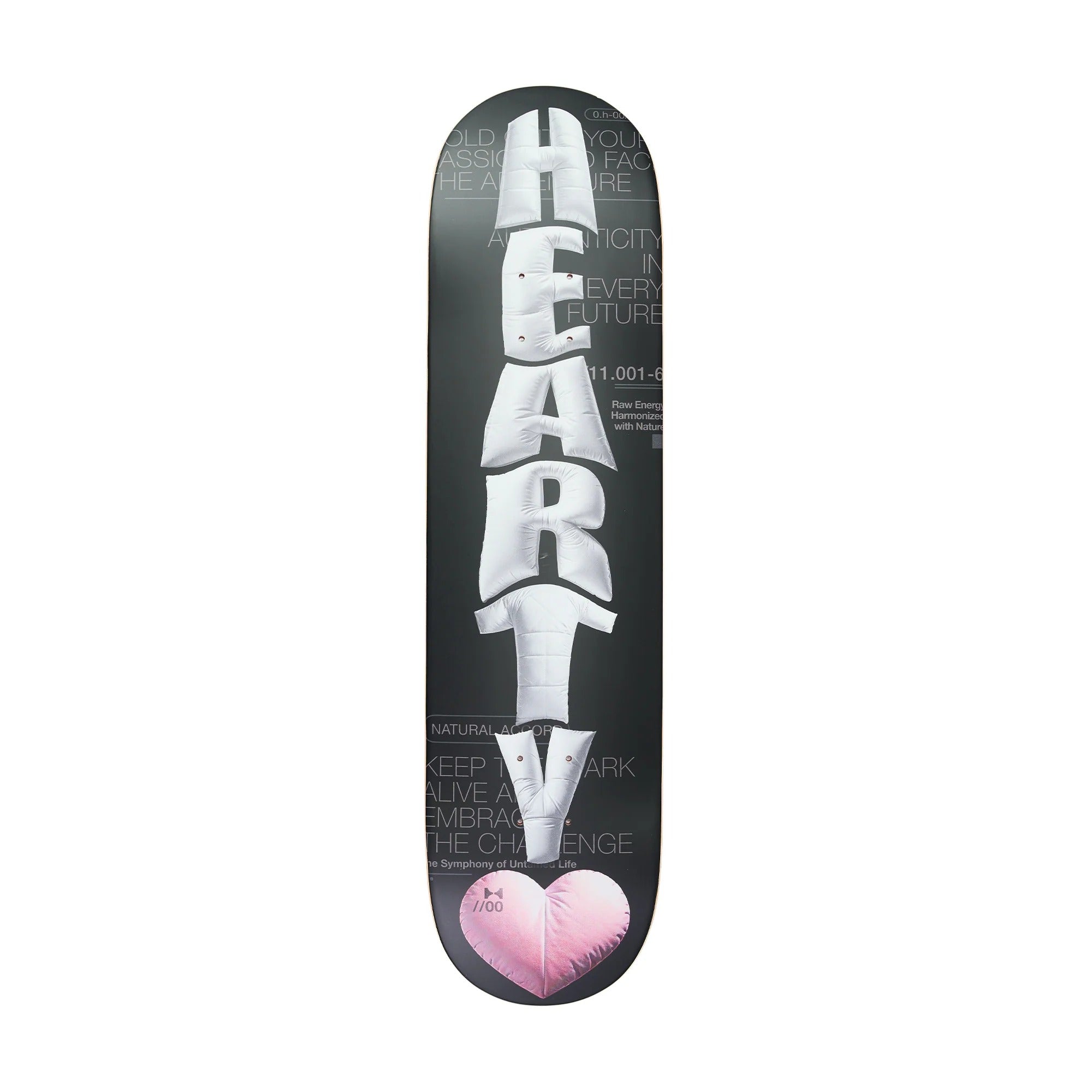 Hearty Skateboard Deck - Urban Vortex Black Pro